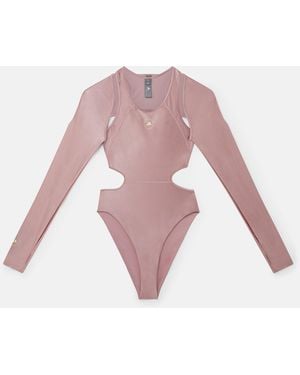 Stella McCartney Truepurpose Cut-out Training Leotard - Pink