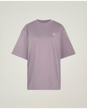 Stella McCartney Logo Oversized T-shirt - Purple