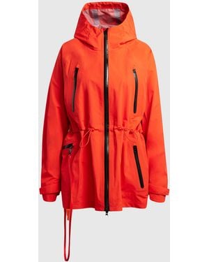 Stella McCartney Truenature Hooded Rain Jacket - Red