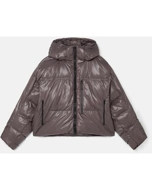 Stella McCartney Truenature Short Padded Coat - Brown