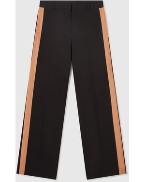 Stella McCartney Pleated Wide-leg Trousers - Black