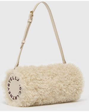 Stella McCartney Logo Pochette Shoulder Bag - Natural