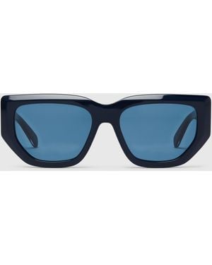 Stella McCartney Logo Cat‐Eye Sunglasses - Blue