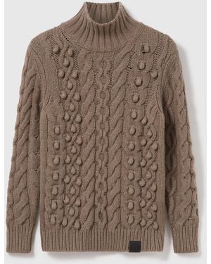 Stella McCartney Cable Knit Jumper - Brown