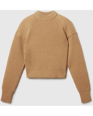 Stella McCartney Crewneck Spiber Knit Jumper - Natural