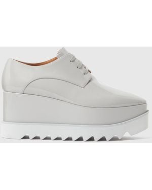 Stella McCartney Limited-edition Elyse Monochrome Platforms - White