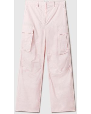 Stella McCartney Cargo Cotton Trousers - Pink