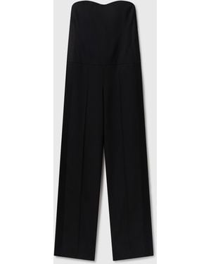 Stella McCartney Strapless Tailored Jumpsuit - Black