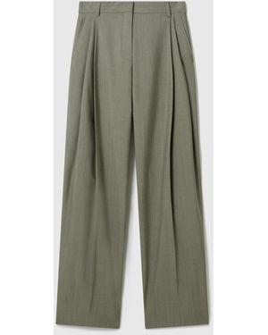 Stella McCartney Tropical Lightweight Straight Trousers - Green