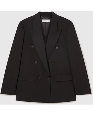 Stella McCartney Double-breasted Boyfriend Blazer - Black