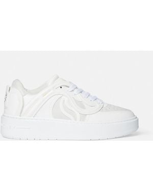 Stella McCartney Two-Tone Sporty Mat S-Wave Trainers - White