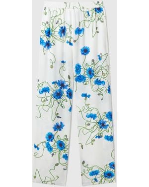 Stella McCartney Cornflower Print Trousers - Blue