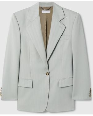 Stella McCartney Single-breasted Boyfriend Blazer - Grey