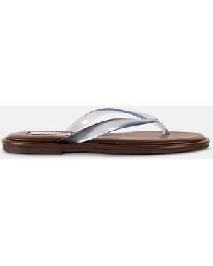 Steve Madden Piano Sandals - White