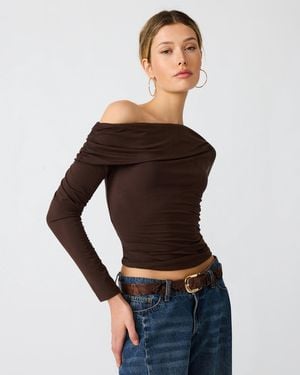 Steve Madden Ryder Knit Top - Black
