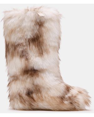 Steve Madden Mallow Boots - Natural