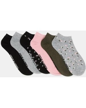 Steve Madden Sapphire Socks - Grey