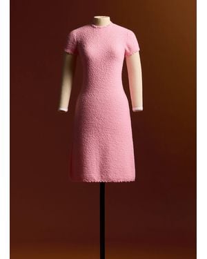 St. John 1960s Pink Mini Dress - Red