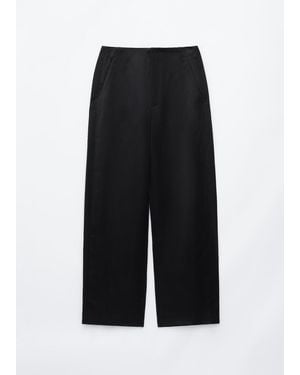 & Other Stories Relaxed Barrel Trousers - Black