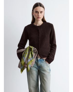 & Other Stories Alpaca-Blend Cardigan - Brown
