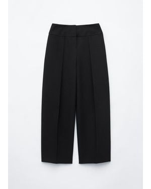 & Other Stories Wide-Waist Barrel Pants - Black