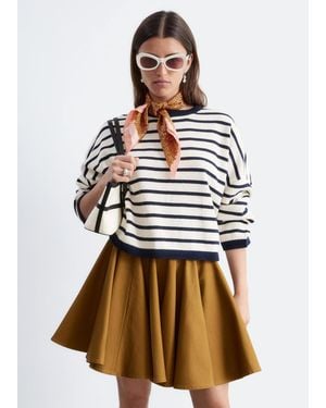 & Other Stories Cotton Jumper - White