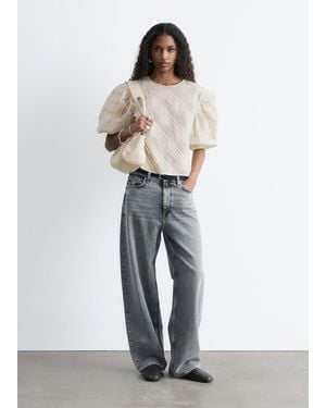 & Other Stories Baggy Jeans - Grey