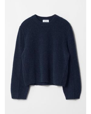 & Other Stories Alpaca-Blend Knit Jumper - Blue