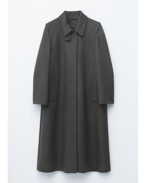 & Other Stories Wool Maxi Coat - Grey