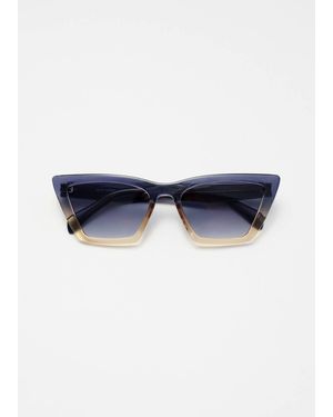 & Other Stories Angular Cat Eye Sunglasses - Blue