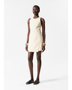 & Other Stories Wrap Mini Skirt - Natural