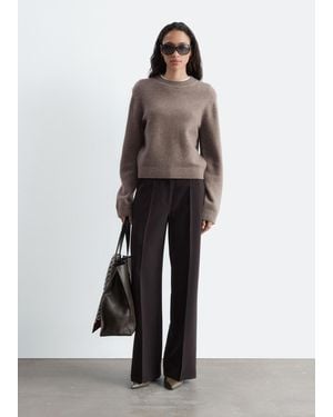 & Other Stories Loose-Fit Tailored Pants - White