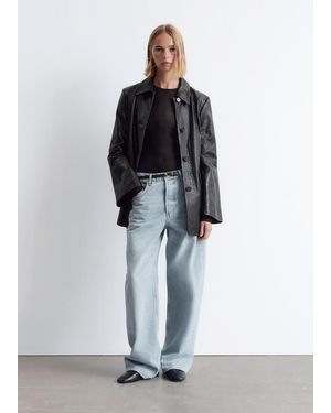 & Other Stories Barrel-Leg Jeans - Blue