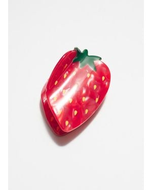 & Other Stories Strawberry Hair Claw - Red