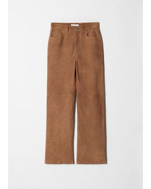 & Other Stories Suede Pants - Brown