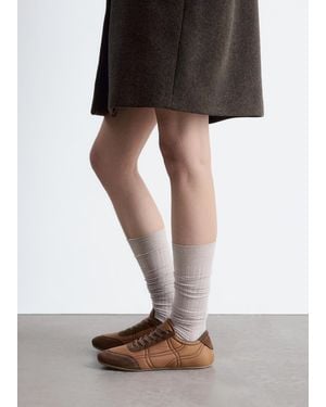 & Other Stories Suede Sneakers - White