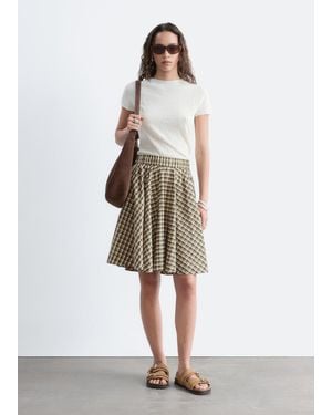 & Other Stories Relaxed Skirt - White