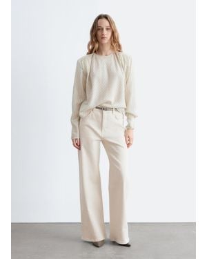 & Other Stories Wide-Leg Jeans - White