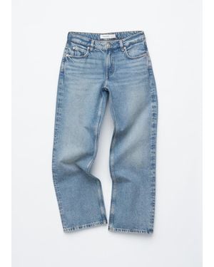 & Other Stories Straight-Leg Jeans - White