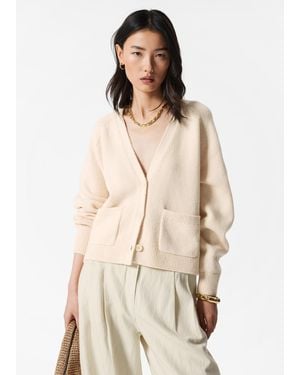 & Other Stories Patch-Pocket Cardigan - Natural