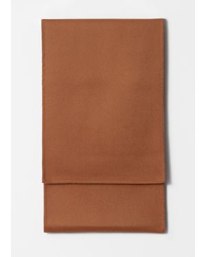 & Other Stories Wool-Blend Felt Scarf - Brown