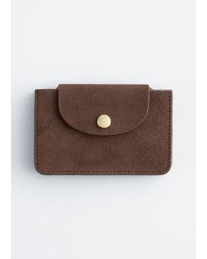 & Other Stories Small Card Holder - Brown