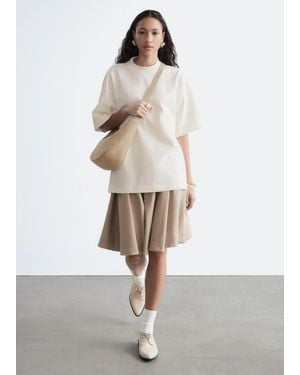 & Other Stories Oversized Cotton T-Shirt - White