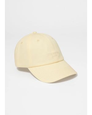 & Other Stories Embroidered Baseball Cap - Natural