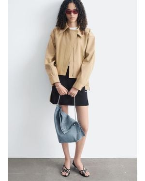 & Other Stories Slouchy Shoulder Bag - White