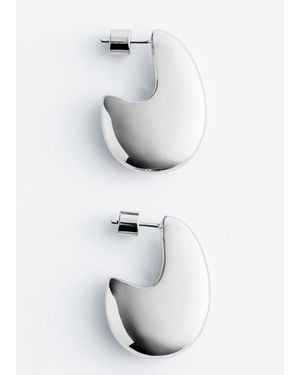 & Other Stories Chunky Droplet Earrings - White