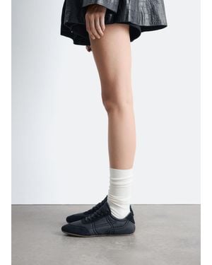 & Other Stories Suede Sneakers - Black