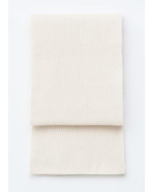& Other Stories Cashmere Knit Scarf - Natural