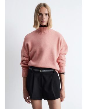 & Other Stories Turtleneck Sweater - Red