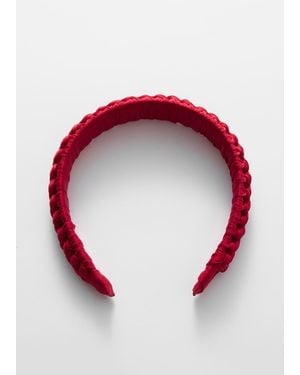 & Other Stories Braided Alice Band - Red